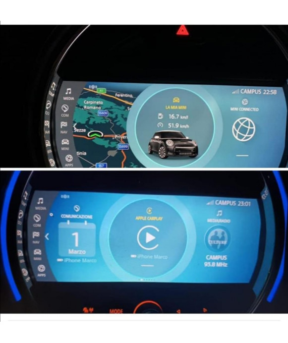 MINI Countryman F60 ID6 Touchscreen navigation...
