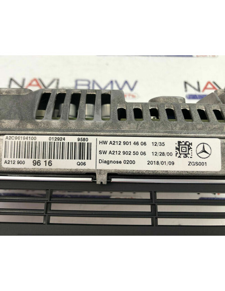 Mercedes 212 COMMAND ntg 4.5 navigation system display