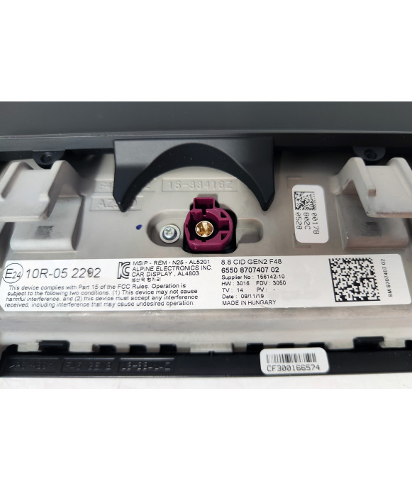 BMW X1 X2 F48 F49 APIX2 Touchscreen display 8.8...