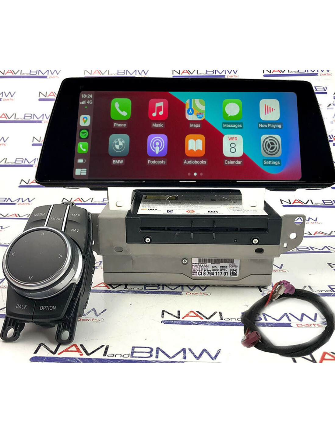 BMW 5er G30 G31 NBT EVO ID6 GPS DAB+ Apple CarPlay 2024 Map