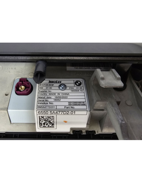 BMW 5ER G30 G31 LCI 12" Touchscreen display