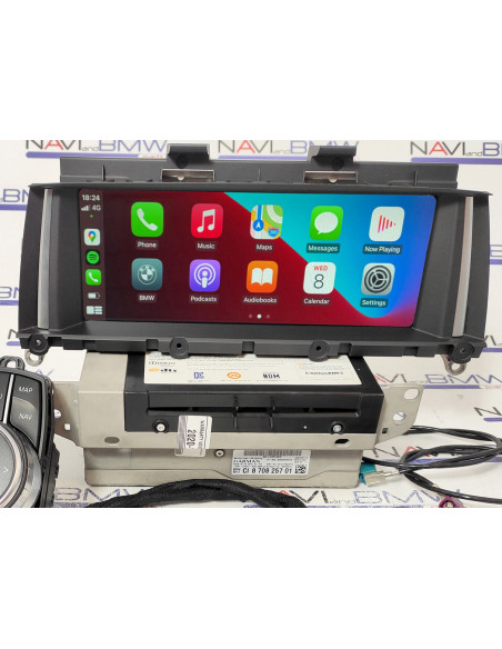 BMW X3 X4 F25 F26 EVO ID5 navigation system upgrade set with GPS