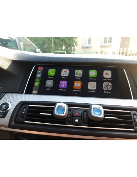 BMW F10 EVO ID6 navigation system upgrade set with touchscreen