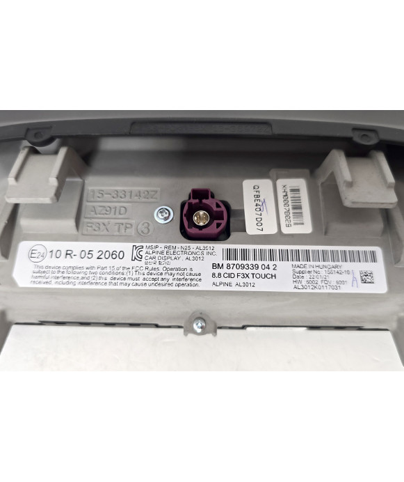 BMW F30 3er 4er APIX2 Touchscreen-Display 8,8 Inch