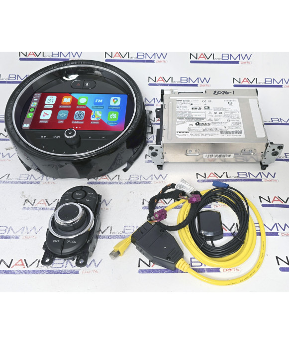 MINI Cooper F55 F56 F57 Entrynav2 system with LCi touchscreen display and wireless apple carplay
