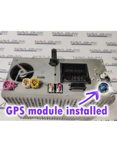 BMW EVO ID5 head unit with integrated GPS module