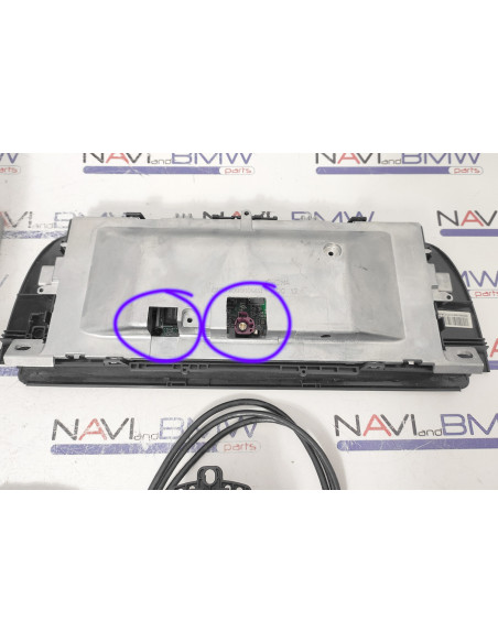 BMW F10 EVO ID6 navigation system upgrade set with touchscreen