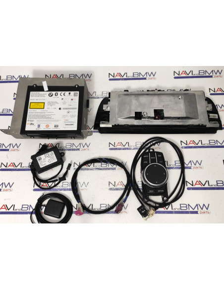 BMW F10 EVO ID6 navigation system upgrade set with touchscreen