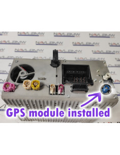 BMW EVO ID5 head unit with integrated GPS module