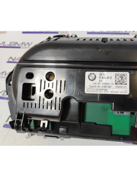 BMW 1er 2er F2x series 6WA spedomether PETROL with KMh