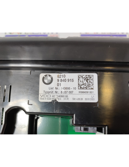 BMW 1er 2er F2x series 6WA Cluster spedomether DIESEL with KMh